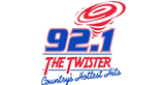 92.1 The Twister Radio Station Logo 92.1 The Twister radio live streaming logo