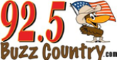 92.5 Buzz Country radio live streaming logo