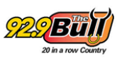92.9 The BULL radio live streaming logo