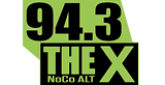 94.3 The X radio live streaming logo