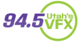 94.5 UtahsVFX radio live streaming logo