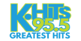 95.5 K-HITS Radio Station Logo 95.5 K-HITS radio live streaming logo