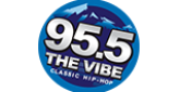 95.5 The Vibe radio live streaming logo
