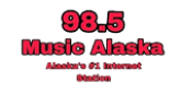 98.5 Music Alaska radio live streaming logo