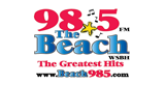 98.5 The Beach radio live streaming logo