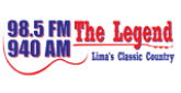 98.5 The Legend Radio Station Logo 98.5 The Legend radio live streaming logo
