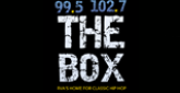 99.5/102.7 The Box radio live streaming logo
