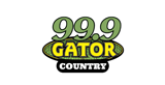 99.9 Gator Country radio live streaming logo
