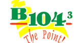 B 104.3 FM radio live streaming logo