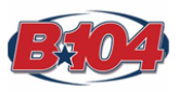 B 104 radio live streaming logo