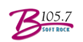 B 105.7 radio live streaming logo