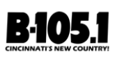 B-105 radio live streaming logo