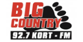 Big Country 92.7 KORT radio live streaming logo