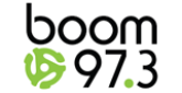 Boom 97.3 radio live streaming logo