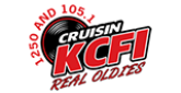 Cruisin KCFI Radio Station Logo Cruisin KCFI radio live streaming logo