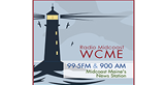 Радио Midcoast WCME 99,5 FM и 900 AM Radio Station Logo Радио Midcoast WCME 99,5 FM и 900 AM radio live streaming logo