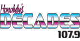Decades 107.9 Radio Station Logo Decades 107.9 radio live streaming logo