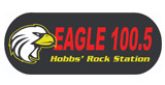 Eagle 100.5 Radio Station Logo Eagle 100.5 radio live streaming logo