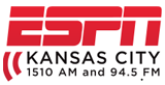 ESPN 1510 AM and 94.5 FM Radio Station Logo ESPN 1510 AM and 94.5 FM radio live streaming logo