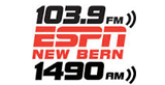 ESPN New Bern Radio Station Logo ESPN New Bern radio live streaming logo