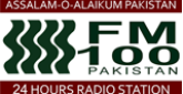 Fm 100 Pakistan radio live streaming logo