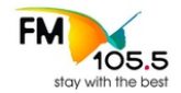 FM 105.5 radio live streaming logo