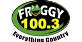 Froggy 100.3 Radio Station Logo Froggy 100.3 radio live streaming logo