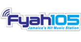 Fyah 105 radio live streaming logo