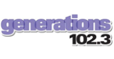 Generations 102.3 radio live streaming logo