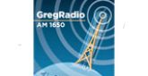 GregRadio 1650 Radio Station Logo GregRadio 1650 radio live streaming logo