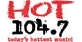 Hot 104.7 Radio Station Logo Hot 104.7 radio live streaming logo