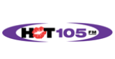 HOT 105 radio live streaming logo