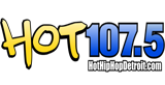 Hot 107.5 radio live streaming logo