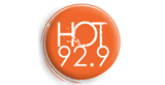 Hot 92.9 Radio Station Logo Hot 92.9 radio live streaming logo