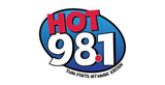 Hot 98.1 radio live streaming logo