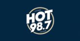 Hot 98.7 Tucson Radio Station Logo Hot 98.7 Tucson radio live streaming logo