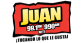 Juan 99.1 FM & 990 AM Radio Station Logo Juan 99.1 FM & 990 AM radio live streaming logo