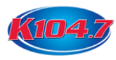 K 104.7 radio live streaming logo