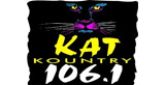 Kat Country 106.1 radio live streaming logo