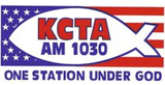 KCTA Radio 1030 AM Radio Station Logo KCTA Radio 1030 AM radio live streaming logo