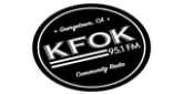 KFOK Radio Station Logo KFOK radio live streaming logo