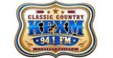 KFXM 94.1 FM Radio Station Logo KFXM 94.1 FM radio live streaming logo