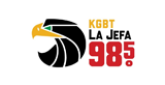KGBT La Jefa 98.5 Radio Station Logo KGBT La Jefa 98.5 radio live streaming logo