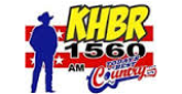 KHBR 1560 AM Radio Station Logo KHBR 1560 AM radio live streaming logo