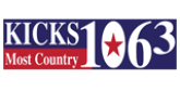 Kicks 106.3 radio live streaming logo