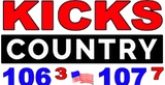 Kicks Country radio live streaming logo