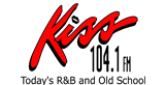 Kiss 104.1 radio live streaming logo