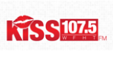 KISS 107.5 FM radio live streaming logo