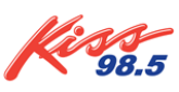 Kiss 98.5 radio live streaming logo