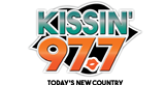 Kissin' 97.7 Radio Station Logo Kissin' 97.7 radio live streaming logo